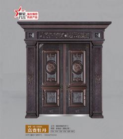 2021康神大门KS-X2331富贵牡丹
